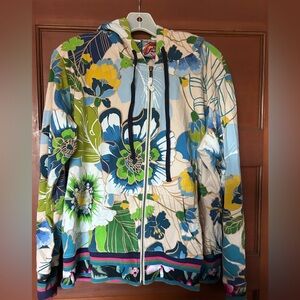 Johnny Was Jenn Modern Zip Up Hoodie